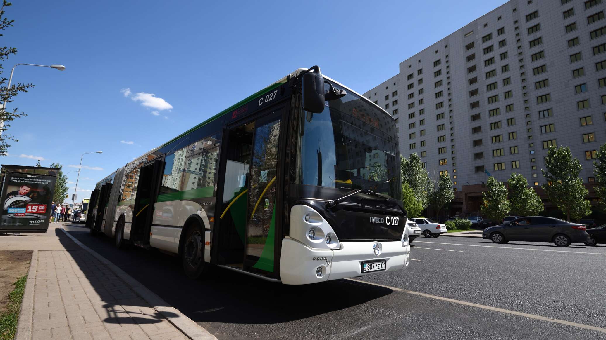 Астанада 14 автобус бағдарын өзгертті