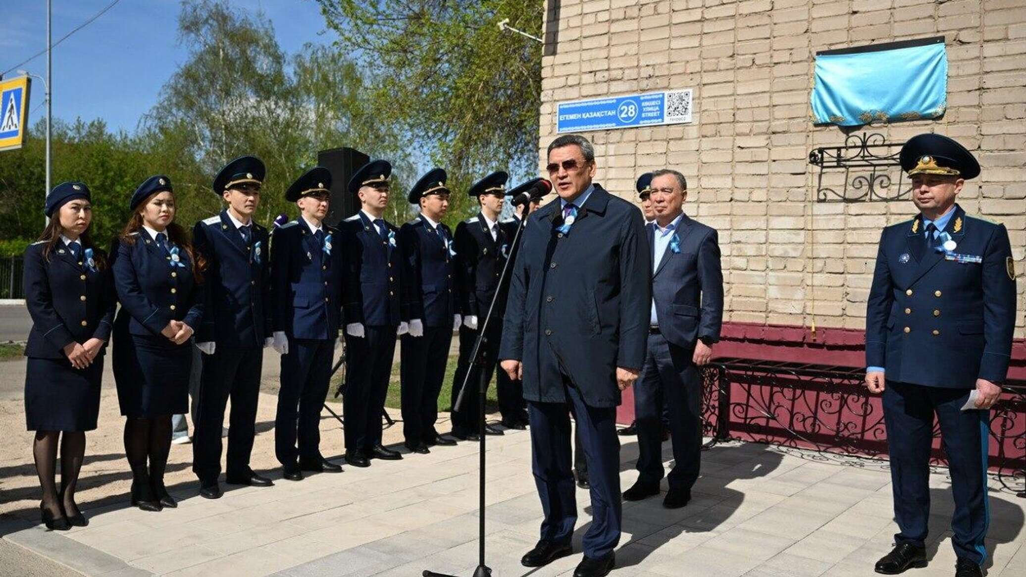 Петропавлда соғыс ардагеріне естелік тақта ашылды